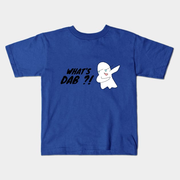 what's DAB whats dab ghost Kids T-Shirt by FromBerlinGift